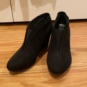 Black Wedges - Never Worn - Size 8 1/2 -